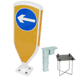 Retroreflective Reboundable Self-Righting Bollard