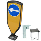 Retroreflective Reboundable Self-Righting Bollard