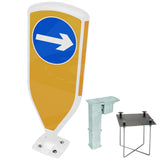 Retroreflective Reboundable Self-Righting Bollard