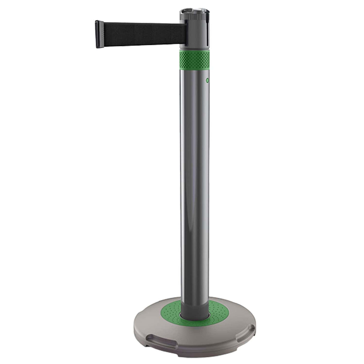 Skipper-TM-Q-retractable-barrier-queue-management-safety-barriers-airport-events-belt-tape-indoor-outdoor-post-base-purple-customisable-hospital-crowd-control-warehouse-banks-hotels-resteraunts-retraction-recycled-recyclable
