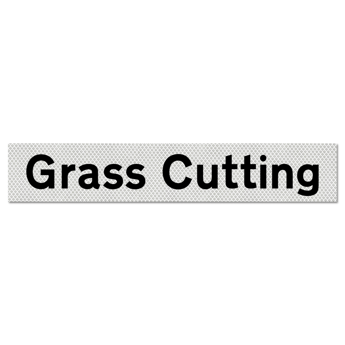 Grass Cutting Supplementary Plate - Q-Sign