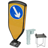 Retroreflective Reboundable Self-Righting Bollard