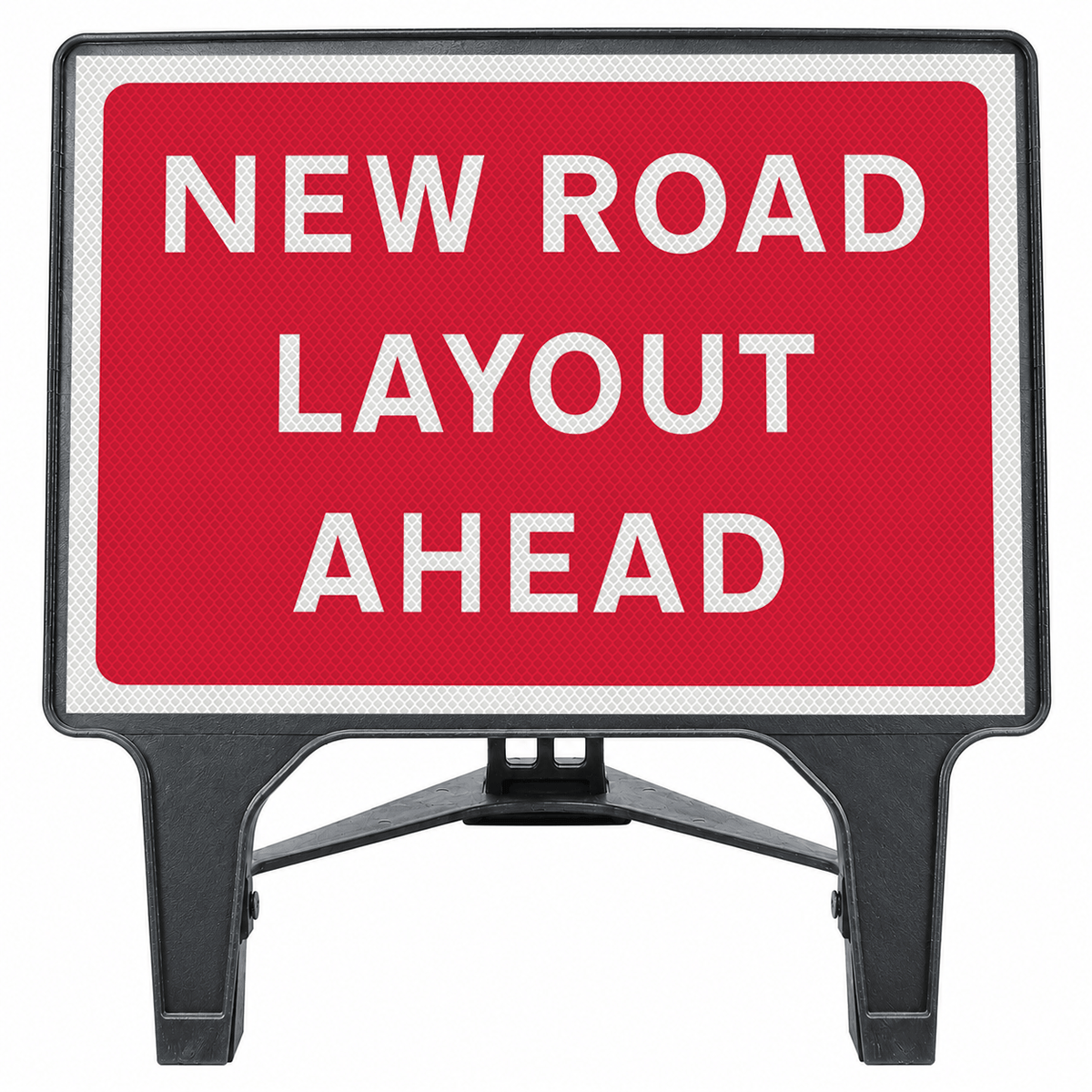 New Road Layout Ahead 1050x750mm Q-Sign