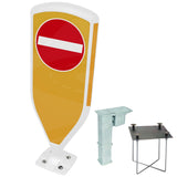 Retroreflective Reboundable Self-Righting Bollard