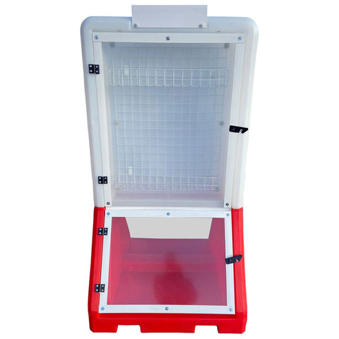 oakpoint-mobile-first-aid-generic-station-safety-red-white-portable-containment-case-emergency-response-hazardous-workplace-on-site-safety-incident-chemical-recycled-weatherproof-indoor-outdoor-uv-stabilised-cleanup-chest-closet-equipment-crisis-response