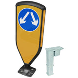 Retroreflective Reboundable Self-Righting Bollard