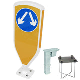 Retroreflective Reboundable Self-Righting Bollard