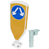 Retroreflective Reboundable Self-Righting Bollard