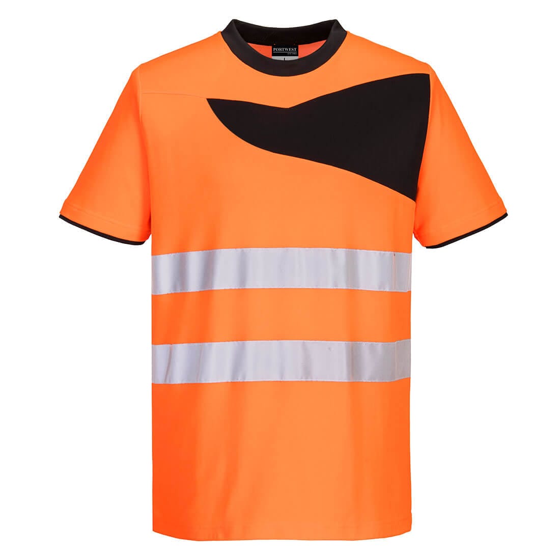 Portwest PW213 Class 2 PW2 Hi-Vis Cotton Comfort T-Shirt S/S