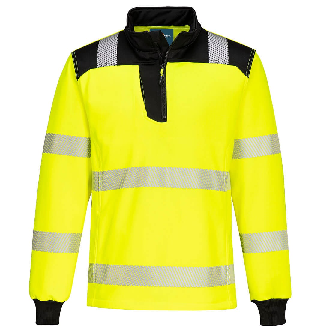 Portwest PW326 Class 2 PW3 Hi-Vis 1/4 Zip Sweatshirt
