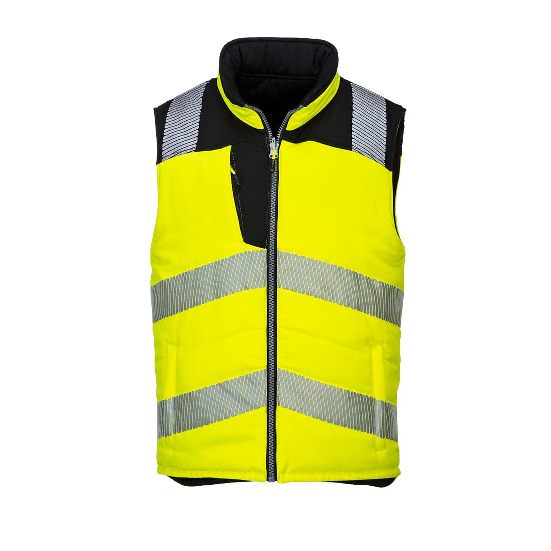 Portwest PW374 PW3 Hi-Vis Reversible Bodywarmer