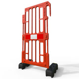 Q-Fence-melba-swintex-plastic-HERAS-barrier-fencing-panel-2-metre-tall-reflective-chapter-8-non-conductive-safety-recyclable-customisable-lightweight-portable-events-construction-site-high-visibility-durable-orange