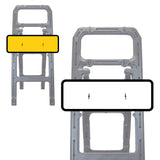 Reflective Quick Fit Sign Faces Chapter 8 Compliant The Red Book Road Sign High Visibility Traffic Safety Temporary Boards Custom Sign Frame RA1  HIP Class 2 RA2 Prismatic GRP Plastic Substrate Composite Dibond