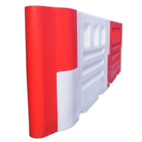RB2000-front-stop-water-filled-road-traffic-barrier-safety-constrution-site-events-barricades-pedestrian-temporary-lightweight-heavy-duty-durable-recycled-industrial-weatherproof-customisable-polythene-red-white-robust-security-forklift-mesh-hoarding-hook-eye-connection