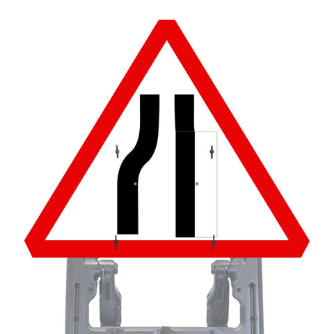 Reflective Quick Fit Sign Faces Chapter 8 Compliant The Red Book Road Sign High Visibility Traffic Safety Temporary Boards Custom Sign Frame RA1 HIP Class 2 RA2 Prismatic GRP Plastic Substrate Composite Dibond