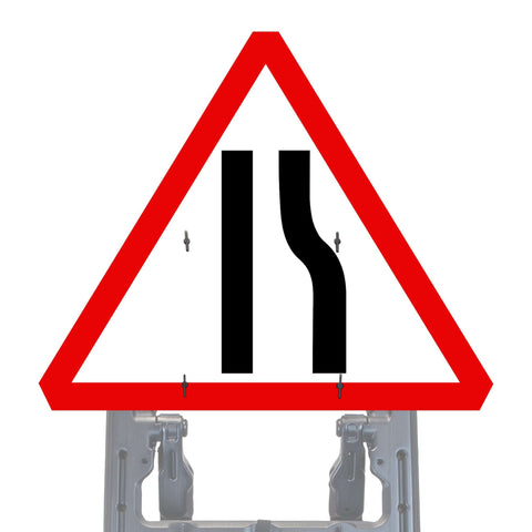 Reflective Quick Fit Sign Faces Chapter 8 Compliant The Red Book Road Sign High Visibility Traffic Safety Temporary Boards Custom Sign Frame RA1  HIP Class 2 RA2 Prismatic GRP Plastic Substrate Composite Dibond