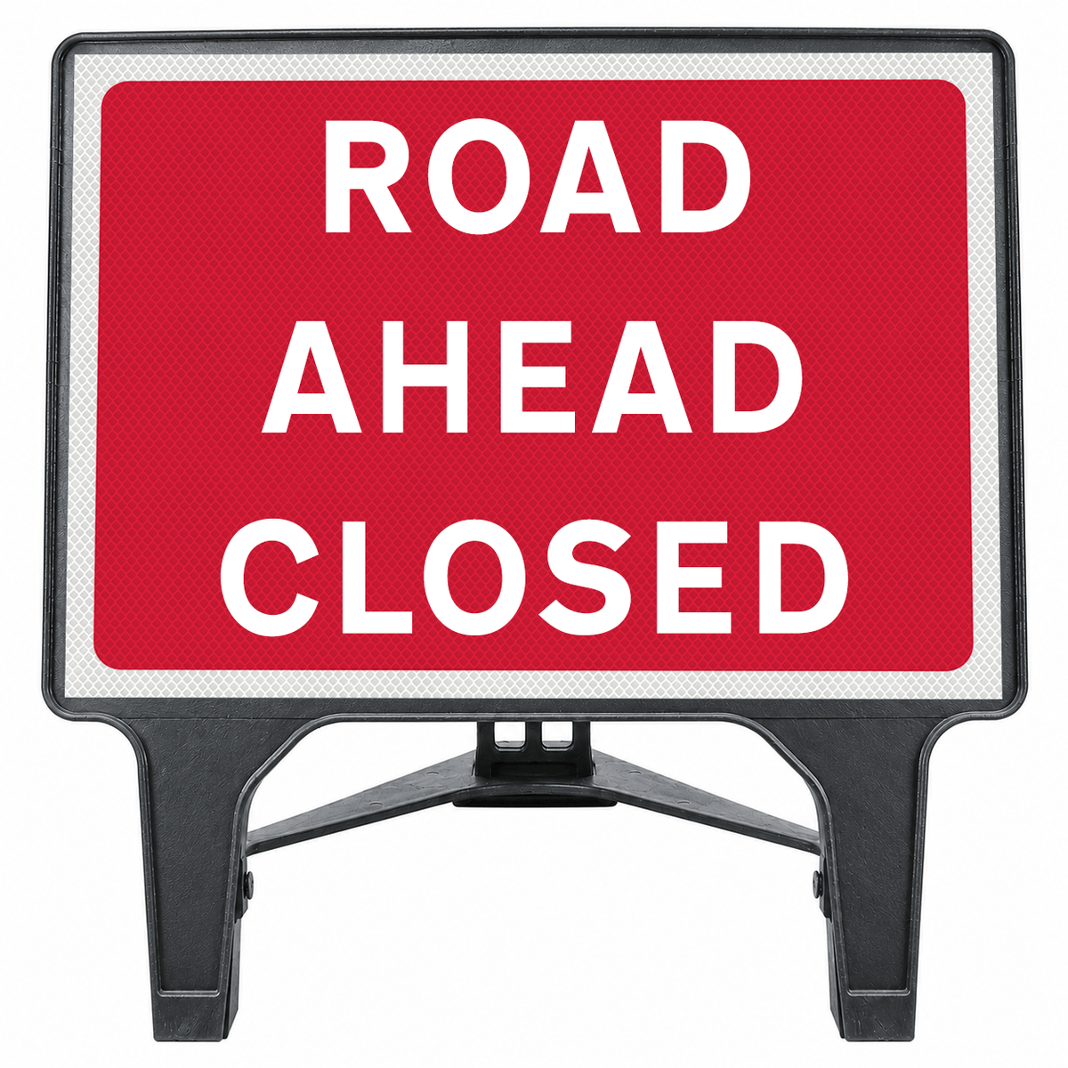 Road Ahead Closed 1050x750mm Q-Sign