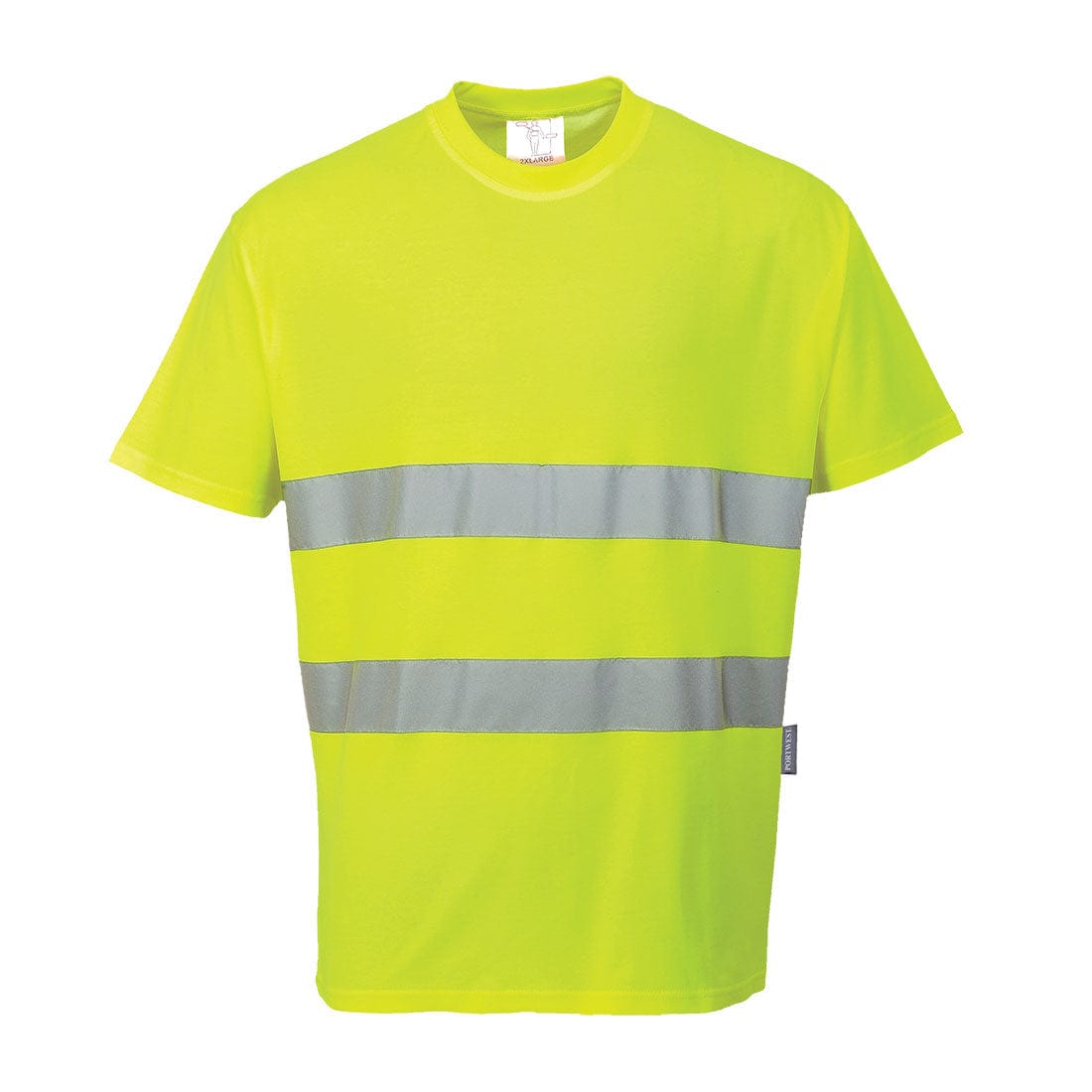 Portwest S172 Class 2 Hi-Vis Cotton Comfort T-Shirt S/S