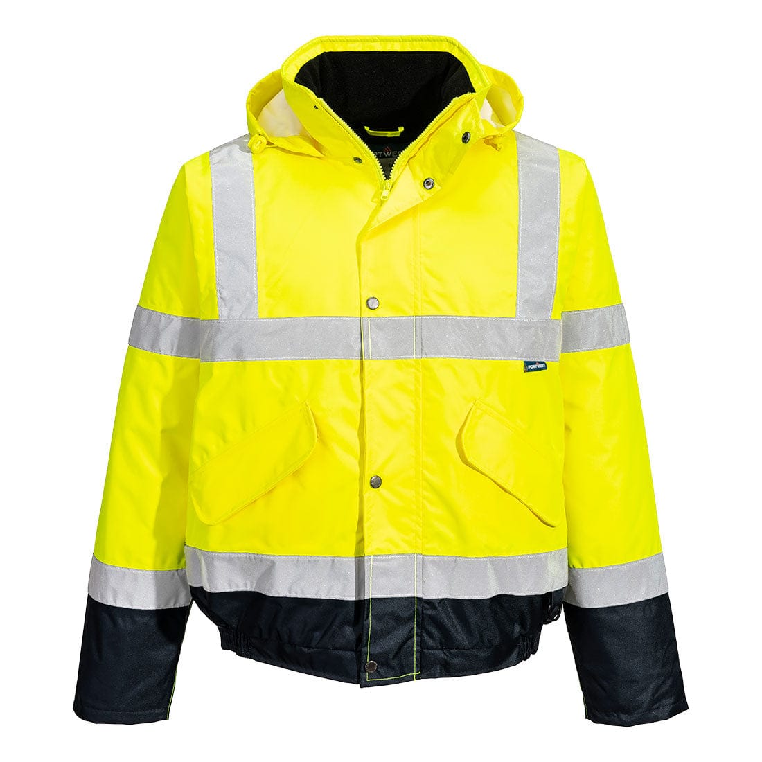 Portwest S266 Class 3 Hi-Vis Contrast Winter Bomber Jacket