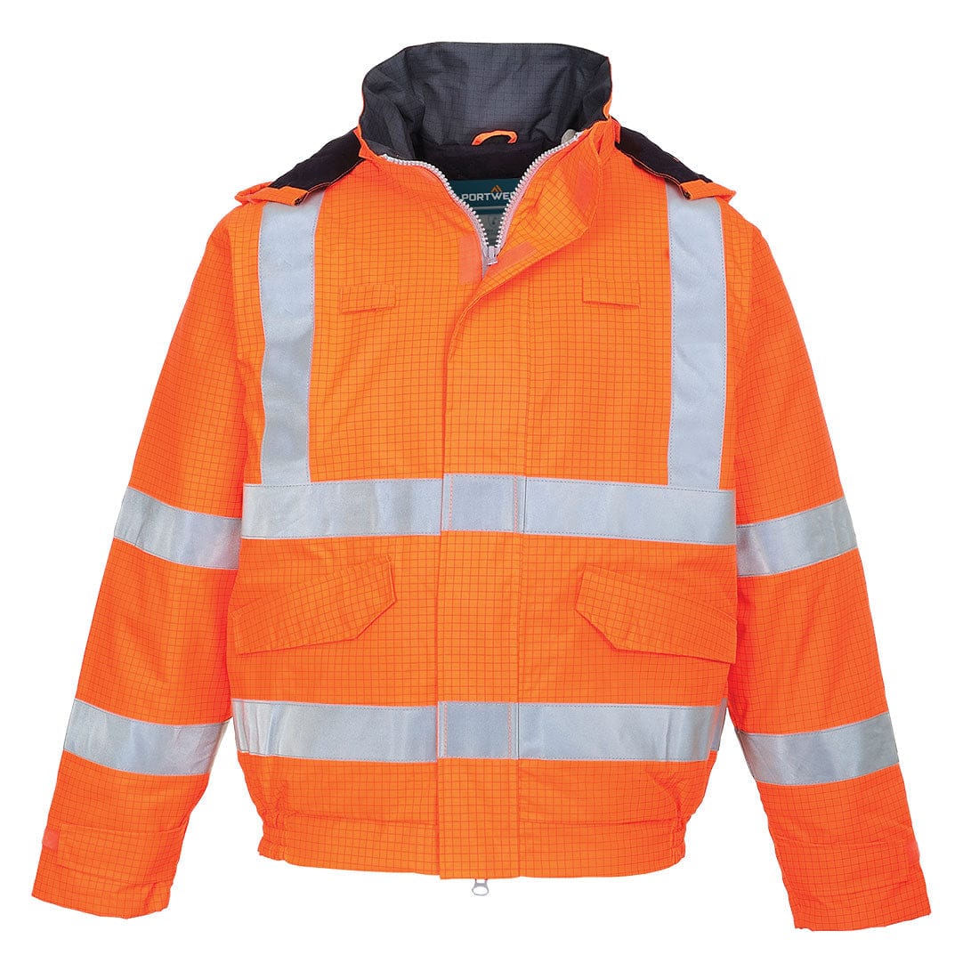 Portwest S773 Waterproof Bizflame Rain Hi-Vis FR Winter Bomber Jacket