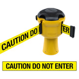 Skipper TM retractable 9 metre tape barrier system orange caution danger red green white blue yellow black reflective high visibility queue management traffic cone crowd flow control events safety belt roadworks guardrail security roadside restraint