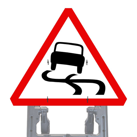 Reflective Quick Fit Sign Faces Chapter 8 Compliant The Red Book Road Sign High Visibility Traffic Safety Temporary Boards Custom Sign Frame RA1  HIP Class 2 RA2 Prismatic GRP Plastic Substrate Composite Dibond