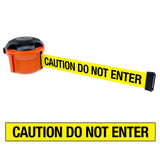 Skipper TM XS retractable barrier Indoor crowd control solutions Queue management tape barriers Safety partition Belt Pedestrian guidance Wall-mounted Access control Magnetic receivers Event warehouse