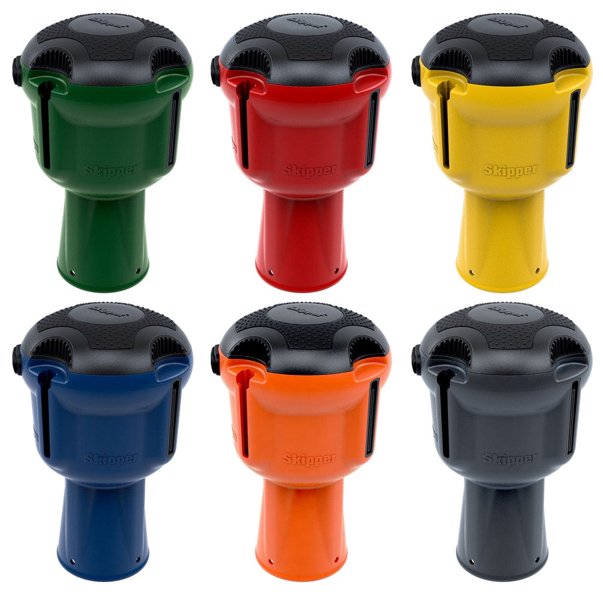 Skipper TM barrier dummy unit reciever retractable safety cone traffic queue indoor outdoor crowd control belt barricade warehouse events high visibility security