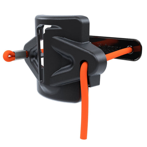 Skipper-TM-magnetic-cord-strap-holder-receiver-attachment-retractable-safety-barrier-warehouse-easy-installation-magnet-reusable-outdoor-indoor-tape-belt-warning-hazard-events-curved-post-pole-scaffolding
