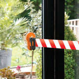 Skipper-TM-retractable-barrier-reciever-suction-pad-cup-bracket-clip-wall-mount-magnetic-tape-belt-events-mounting-safety-crowd-control-warehouse-attachment-connector-outdoor-indoor