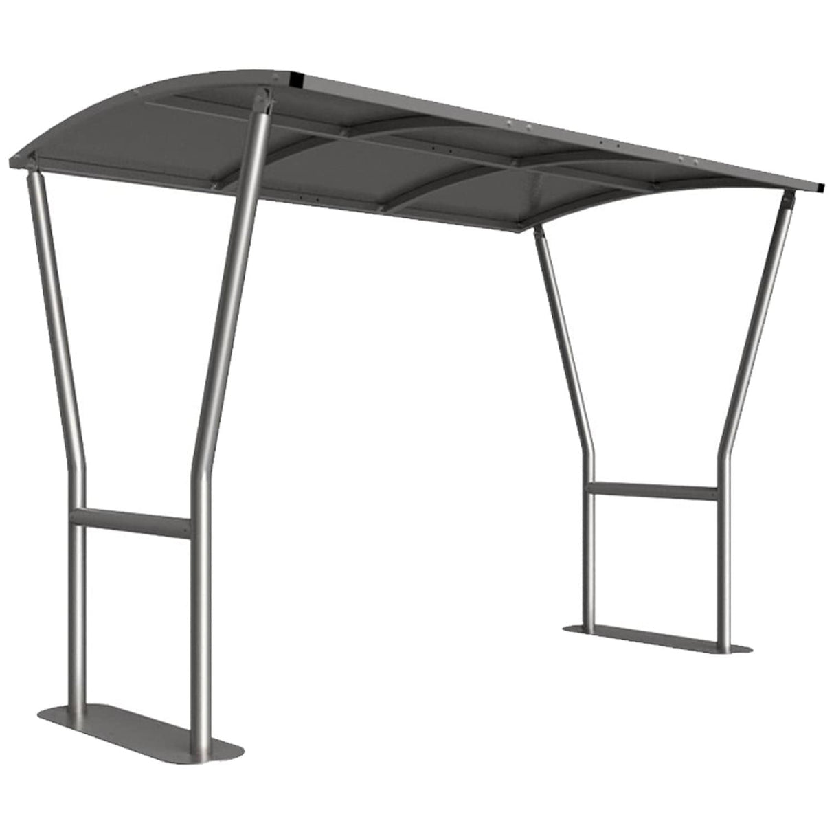 Stanton-open-sided-bike-shelter-clear-roof-outdoor-bicycle-cycle-secure-steel-commercial-weatherproof-durable-enclosure-schools-university-college-flanged-base-plates-bolt-down-galvanised