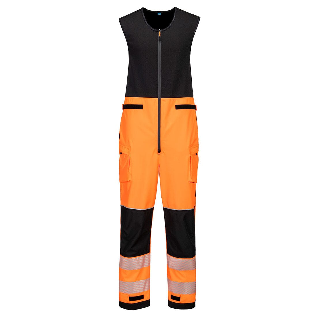 Portwest T150 Waterproof PW3 Hi-Vis Rain Salopettes (3L)