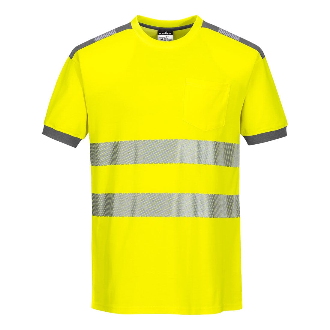 Portwest T181 Class 2 PW3 Hi-Vis Cotton Comfort T-Shirt S/S