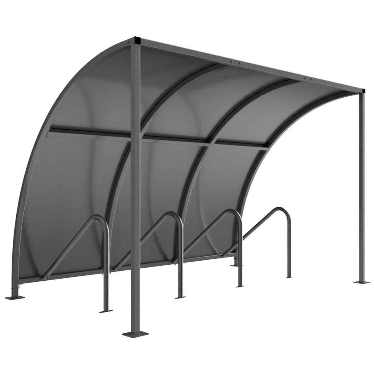 VS1-cycle-shelter-autopa-galvanised-steel-integrated-bike-stand-outdoor-freestanding-parking-bicycle-secure-standalone-secure-bolt-down-robust-weather-resistant-weatherproof-steel-canopy-bike-protection