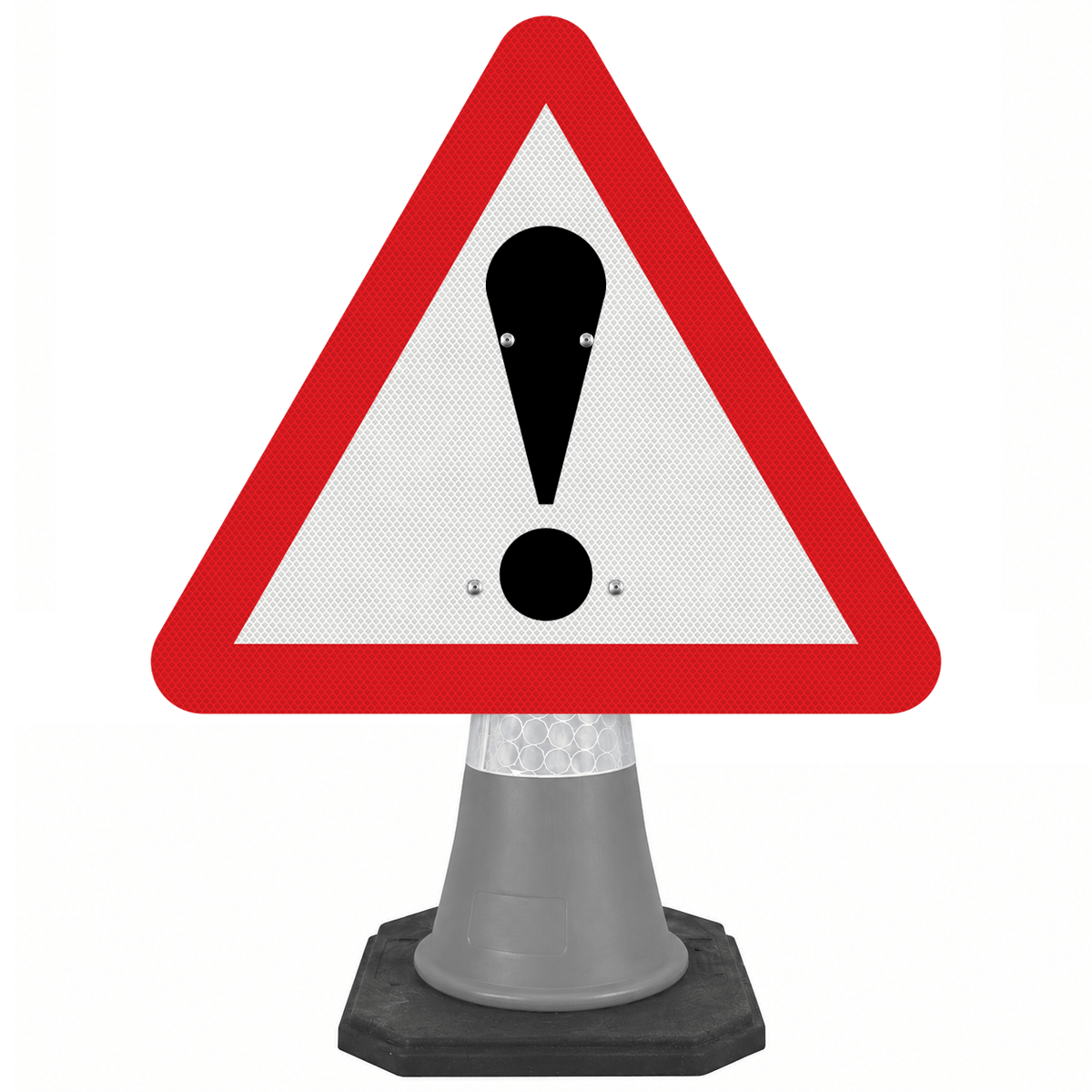 Warning Other Danger 750mm Triangle Cone Sign (Single Cone) 562