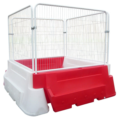 novus-water-filled-barrier-traffic-road-mesh-hoarding-fencing-panel-construction-barricade-pedestrian-safety-highway-roadwork-plastic-durable-heavy-duty-racetrack-perimeters-indoor-outdoor-hazardous-zones-UV-stabilised-high-visibility