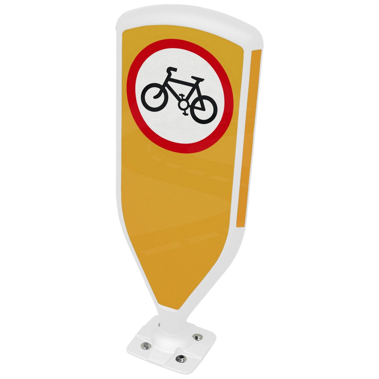 Retroreflective Reboundable Self-Righting Bollard