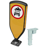 Retroreflective Reboundable Self-Righting Bollard