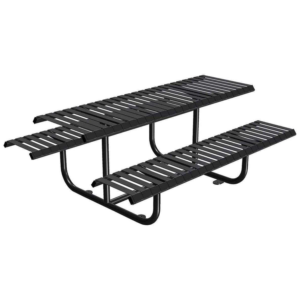 rockingham-picnic-table-bench-seat-autopa-steel-metal-garden-outdoor-seating-commercial-industrial-park-durable-powder-coated-heavy-duty-weather-resistant-bolt-down-fixed