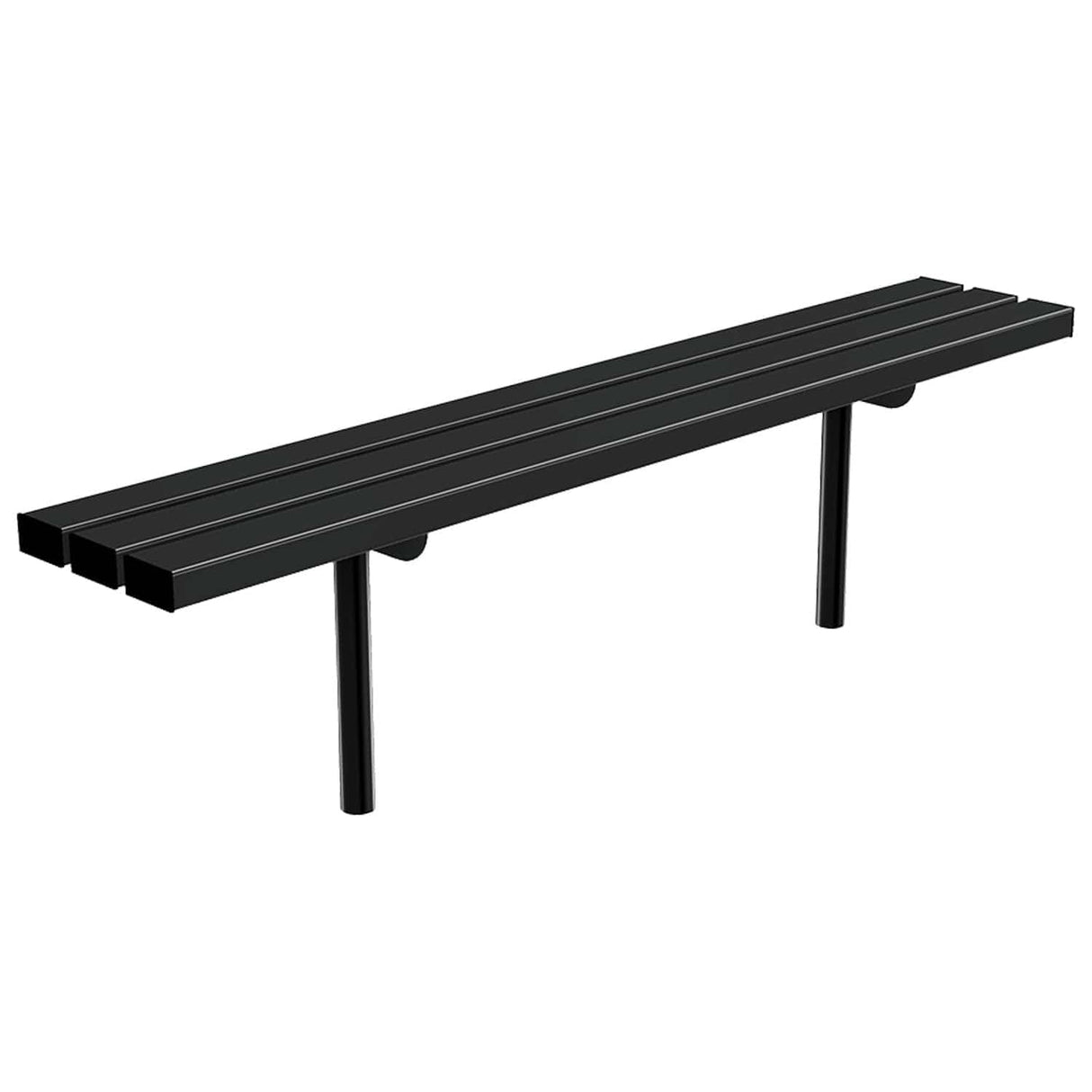 triton-perch-backless-bench-seat-picnic-table-autopa-steel-metal-garden-outdoor-seating-commercial-industrial-park-schools-powder-coated-heavy-duty-weather-resistant-bolt-down-fixed-shopping-centres-flanged