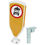 Retroreflective Reboundable Self-Righting Bollard