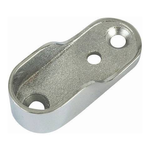 Chrome Oval Wall Socket