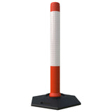 kingpin-delineator-post-defiance-base-heavy-duty-cylinder-posts-portable-mounts-durable-industrial-stability-self-righting-barrier-lightweight-reflective-high-visibility-chapter-8-traffic-safety-removable-street-outdoor-road