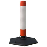 swinbac-delineator-post-defiance-base-heavy-duty-cylinder-posts-portable-mounts-durable-industrial-stability-self-righting-barrier-lightweight-reflective-high-visibility-chapter-8-traffic-safety-removable-street-outdoor-road