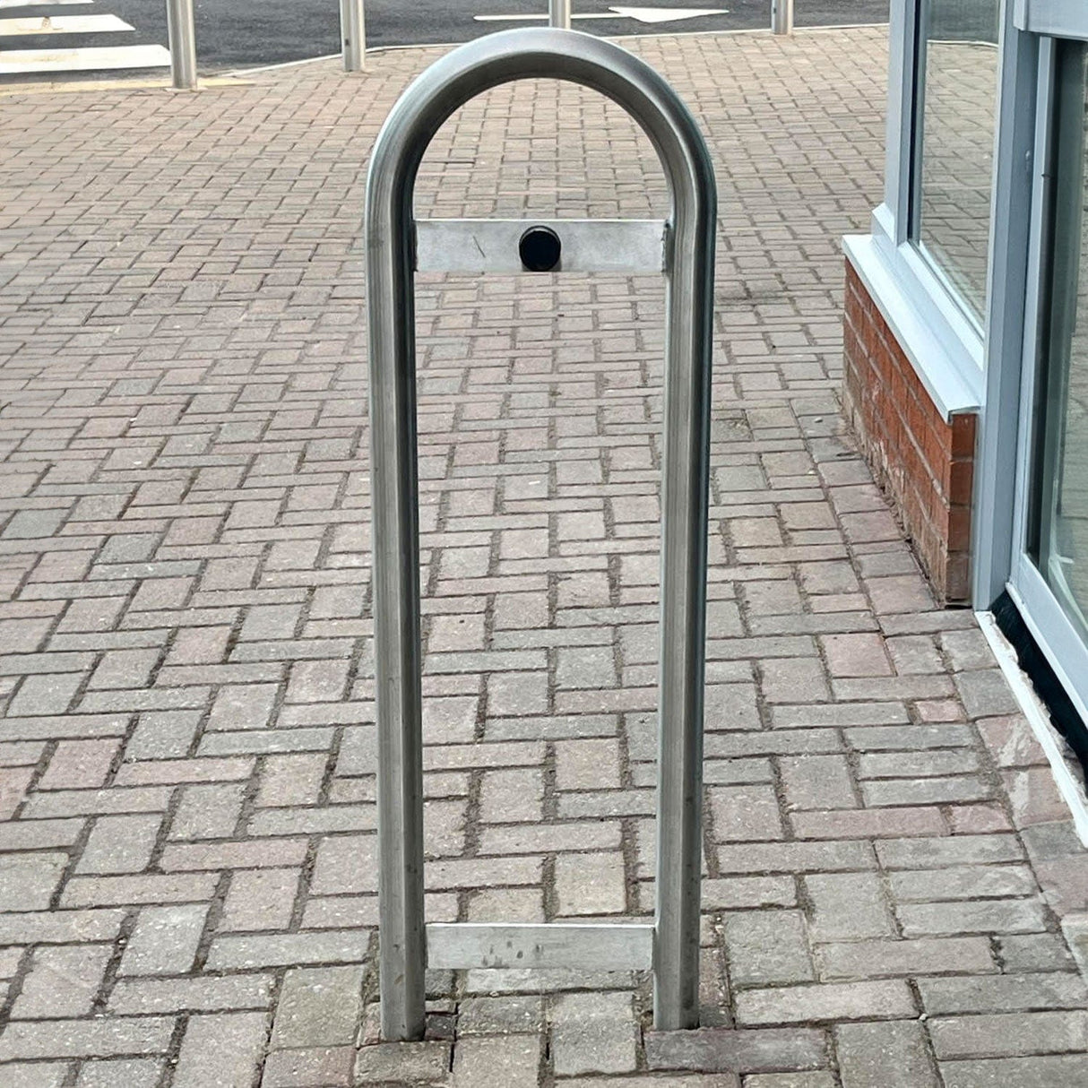 door-guard-stopper-350mm-protector-heavy-duty-large-bumper-ragged-galvanised-stainless-steel-rubber-stop-safety-barrier-flanged-indoor-outdoor-commercial-schools-universities-warehouses-factories-infill-panel