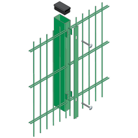 Double Wire Mesh Fencing System