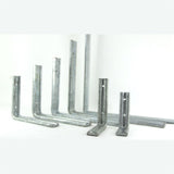 Galvanised Fluted Brackets