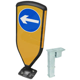 Retroreflective Reboundable Self-Righting Bollard