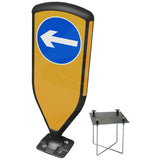 Retroreflective Reboundable Self-Righting Bollard