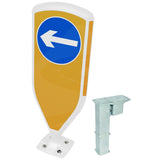 Retroreflective Reboundable Self-Righting Bollard